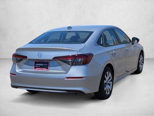 Solar Silver Metallic 2026 Honda Civic LX