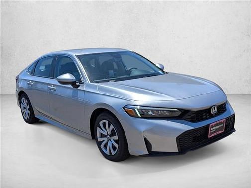 Solar Silver Metallic 2026 Honda Civic LX
