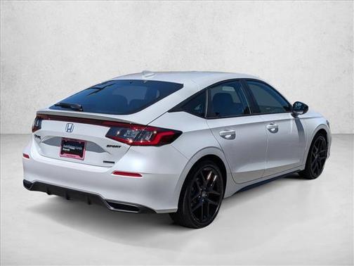 Platinum White Pearl 2026 Honda Civic Hybrid Sport