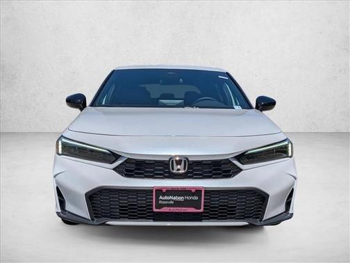Platinum White Pearl 2026 Honda Civic Hybrid Sport
