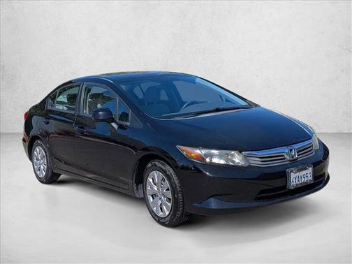 Black 2012 Honda Civic LX