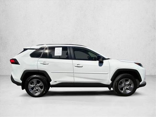 White 2022 Toyota RAV4 Hybrid LE