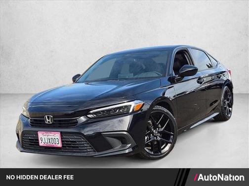 Black 2024 Honda Civic Sport