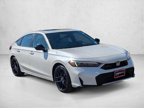 Platinum White Pearl 2026 Honda Civic Hybrid Sport