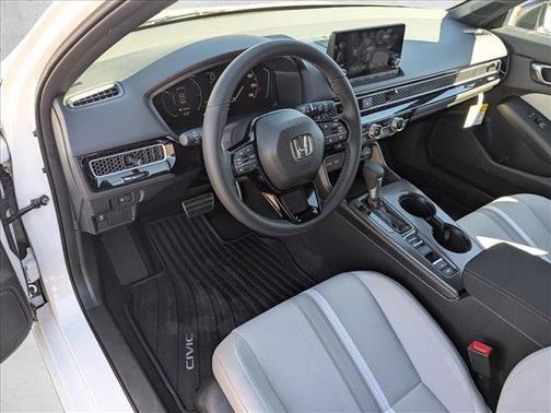 Platinum White Pearl 2026 Honda Civic Hybrid Sport