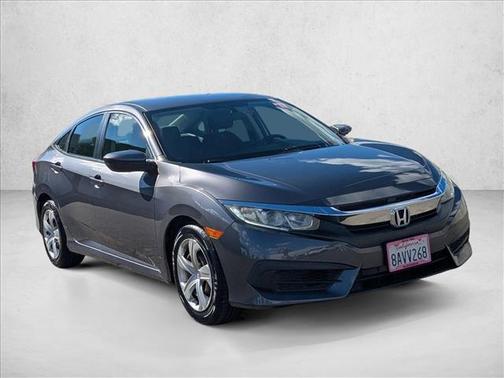 Gray 2017 Honda Civic LX