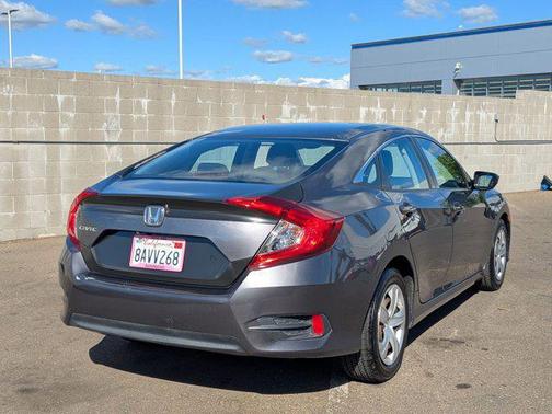 Gray 2017 Honda Civic LX