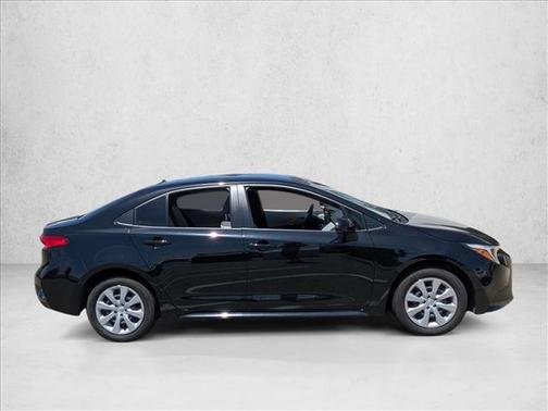 Midnight Black Metallic 2025 Toyota Corolla Hybrid LE