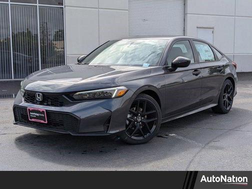 Meteorite Gray Metallic 2026 Honda Civic Sport