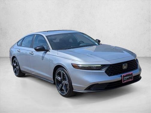 Solar Silver Metallic 2026 Honda Accord Hybrid Sport