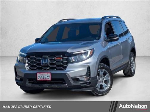 Lunar Silver Metallic 2023 Honda Passport AWD TrailSport