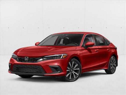 White 2023 Honda Civic EX-L