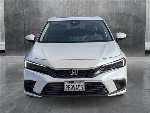 White 2023 Honda Civic EX-L