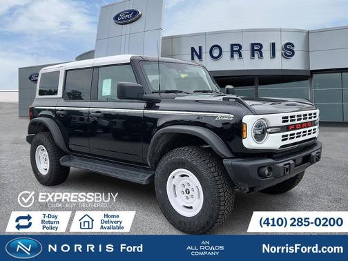 Shadow Black 2026 Ford Bronco Heritage Edition