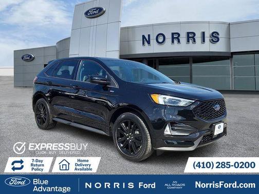 Agate Black Metallic 2023 Ford Edge ST Line