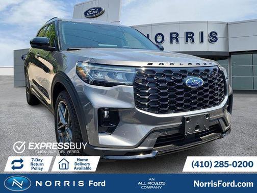 Carbonized Gray Metallic 2026 Ford Explorer ST-Line