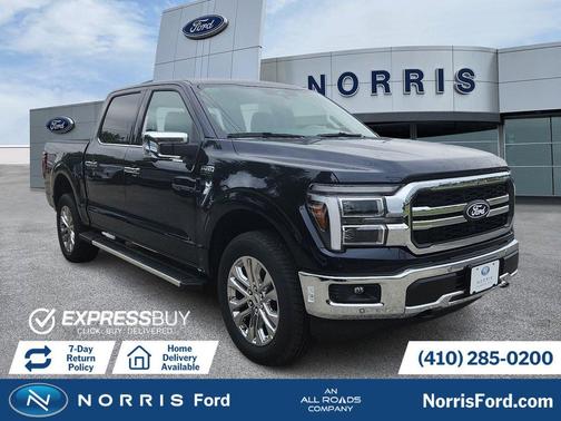 Antimatter Blue Metallic 2026 Ford F-150 Lariat