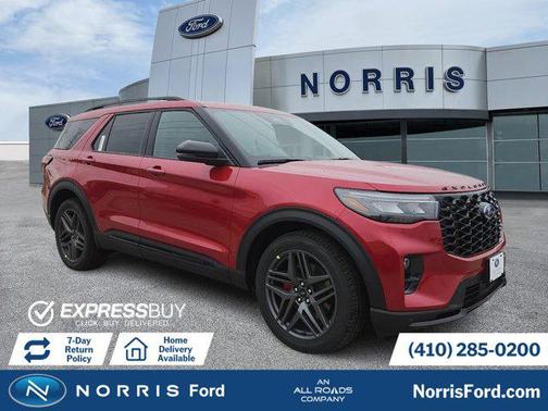 Rapid Red Metallic Tinted Clearcoat 2026 Ford Explorer ST