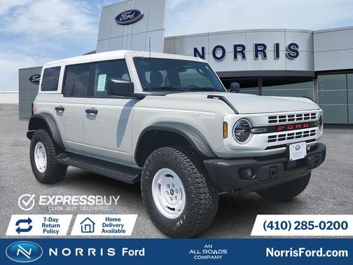 Avalanche Gray 2026 Ford Bronco Heritage Edition