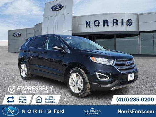 Shadow Black 2017 Ford Edge SEL