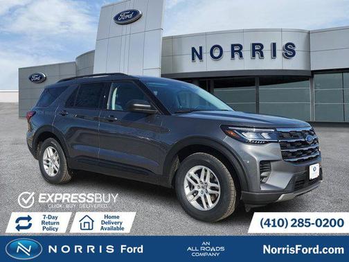 Carbonized Gray Metallic 2026 Ford Explorer Active w/200A Pkg