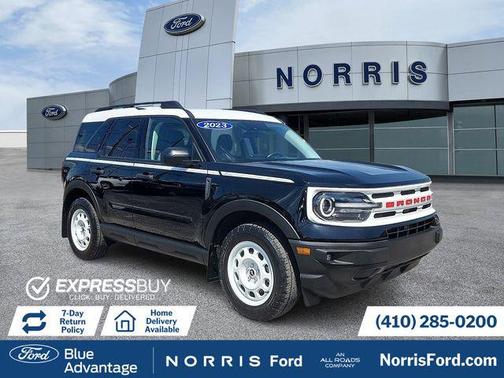 Shadow Black 2023 Ford Bronco Sport Heritage