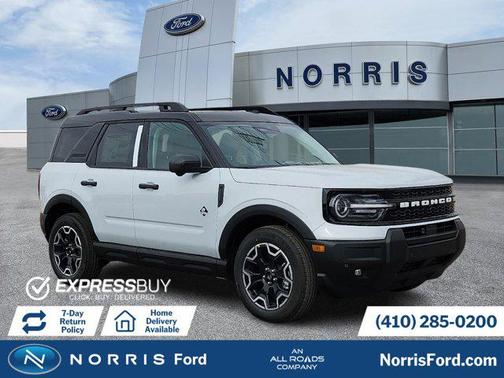 Space White Metallic 2026 Ford Bronco Sport Outer Banks