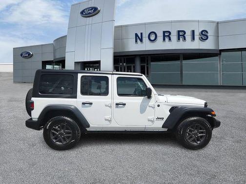 Bright White Clearcoat 2024 Jeep Wrangler Sport S