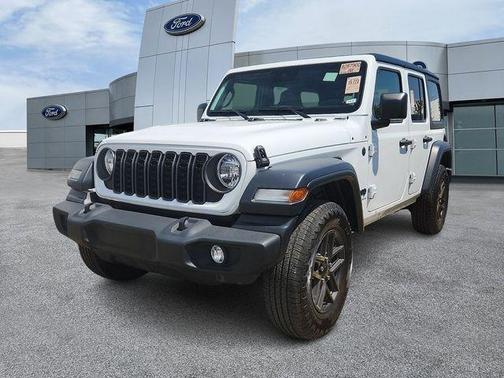 Bright White Clearcoat 2024 Jeep Wrangler Sport S