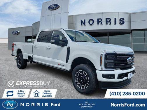 Star White Metallic Tri-Coat 2026 Ford F-350 Platinum