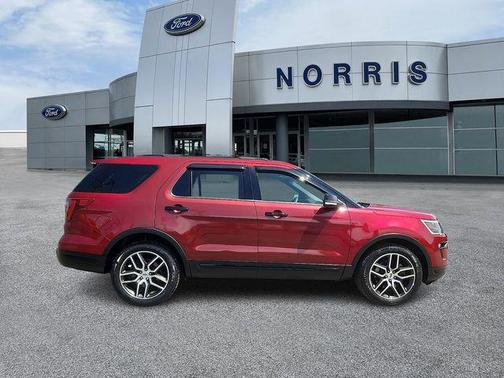 Red 2018 Ford Explorer Sport
