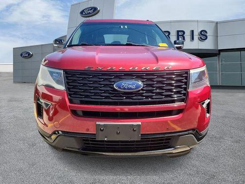 Red 2018 Ford Explorer Sport