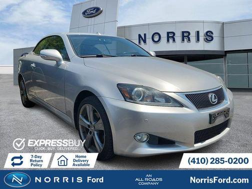 Silver Lining Metallic 2013 Lexus IS 250C Base
