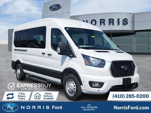 Oxford White 2025 Ford Transit-350 XLT