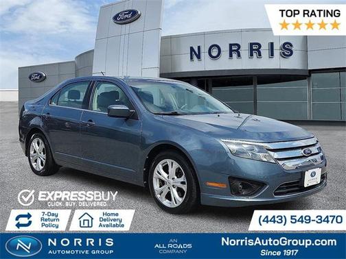 Steel Blue Metallic 2012 Ford Fusion SE