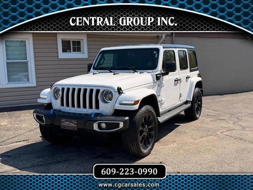 White 2023 Jeep Wrangler 4xe Sahara