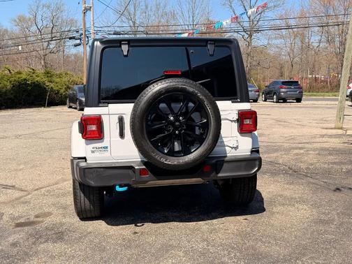 White 2023 Jeep Wrangler 4xe Sahara