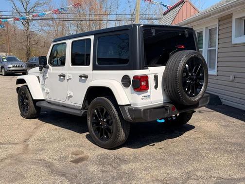 White 2023 Jeep Wrangler 4xe Sahara