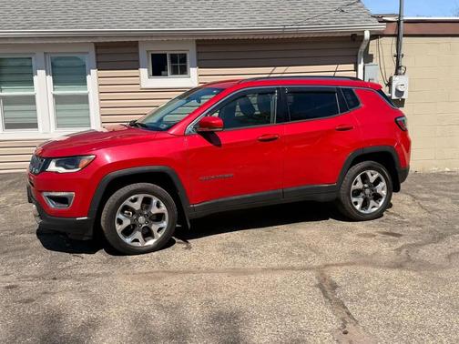 Red 2018 Jeep Compass Limited