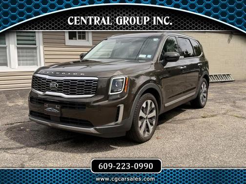 Dark Green 2020 Kia Telluride S AWD
