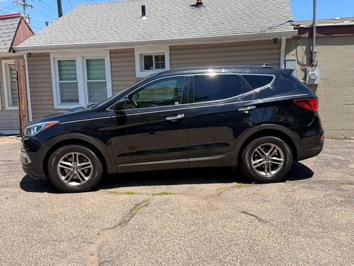 Black 2017 Hyundai Santa Fe Sport 2.4L