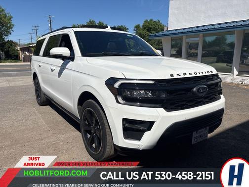 Star White Metallic Tri-Coat 2022 Ford Expedition Max Limited