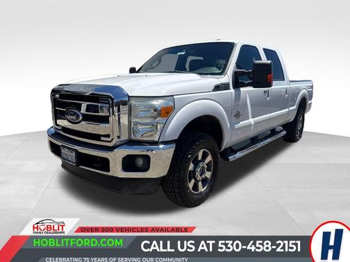 Oxford White 2012 Ford F-250 Lariat