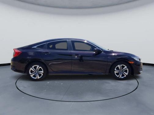 Black 2017 Honda Civic LX
