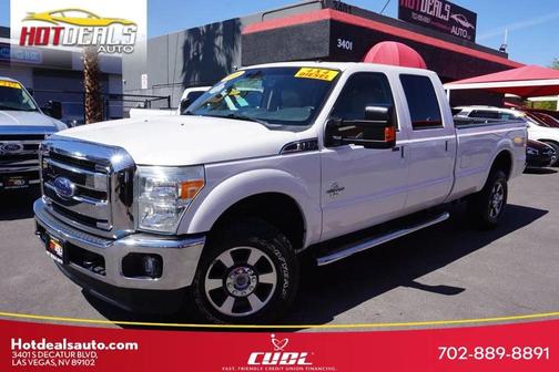 White Platinum Metallic Tri-Coat 2016 Ford F-350 Lariat