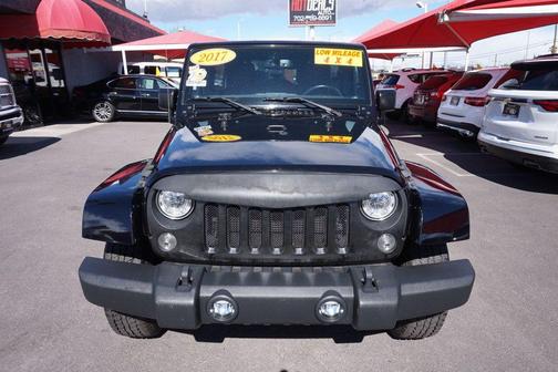 Black Clearcoat 2017 Jeep Wrangler Unlimited Sahara