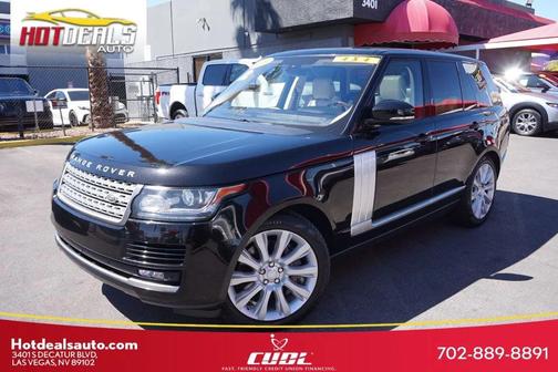 Barolo Black 2016 Land Rover Range Rover 5.0L Supercharged