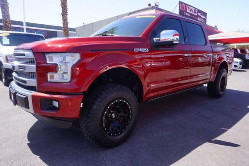 Ruby Red Metallic Tinted Clearcoat 2016 Ford F-150 Platinum