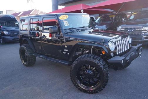 Black Clearcoat 2018 Jeep Wrangler JK Unlimited Sahara