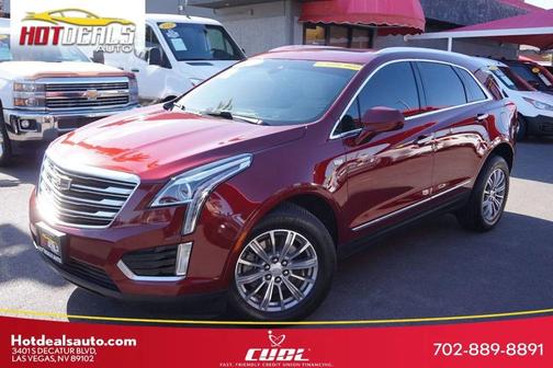 Burgundy 2017 Cadillac XT5 Luxury